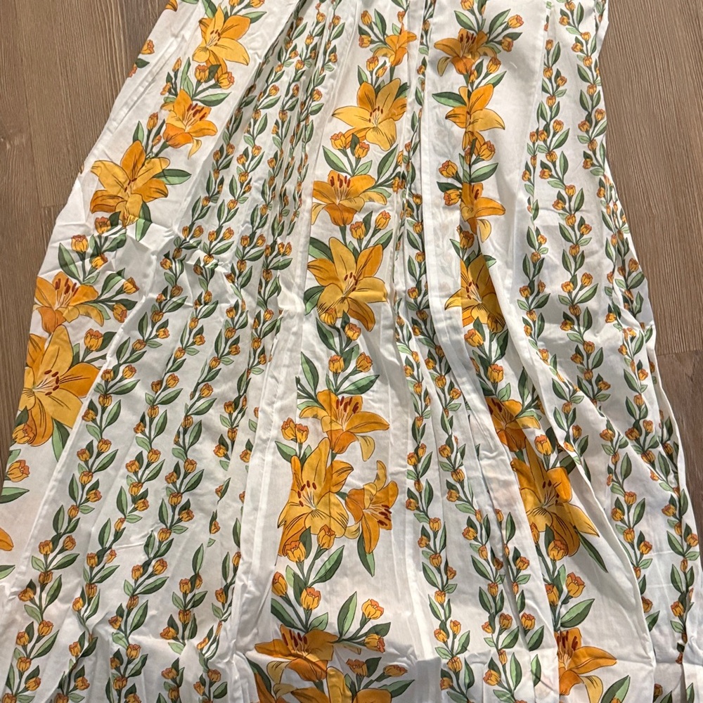 NWT FARM RIO Off-White Tropical Lightness Sleeveless Maxi Dress - Picture 5 of 10